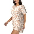thumbnail image 2 of Lsque Simple Fruit Women's Short-Sleeved Pajama Set - 2 Piece Soft and Lightweight Sleepwear Set-3X-Large, 2 of 9
