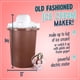 thumbnail image 2 of Máquina para hacer helados eléctrica Nostalgia - Estilo salón, antigua máquina para hacer helados suaves que hace yogur helado o helado en minutos - Divertido aparato de cocina - Arco blanco y oscuro, 2 of 5