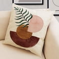 thumbnail image 1 of Funda de almohada suave Baoblaze Decoración del hogar 45X45 cm Estilo Geométrico Moderno, 1 of 8
