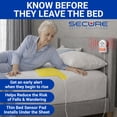 thumbnail image 2 of Secure Safety Solutions Bed Alarm for Elderly Adults - 12x30 Sensor Pad, 120db Monitor - Fall Prevention for Dementia Patients, Seniors - Weight Sensing Pad Alerts Caregiver When They Get Up, 2 of 10
