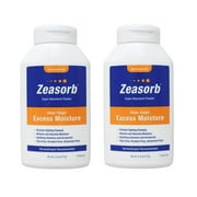 zeasorb prevention super absorbent powder, foot care, 2.5-ounce bottles (pack of 2) by zeasorb