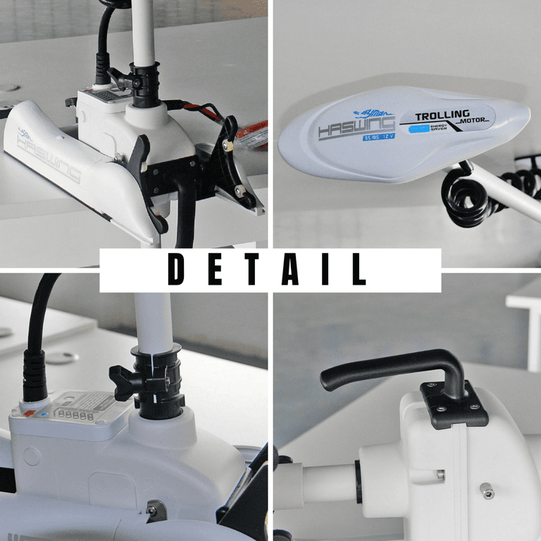 HASWING OUTDOOR Electric Trolling Motor 12V 55LB 48 Inch Shaft Cayman B