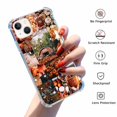 thumbnail image 2 of Autumn Harvest Pumpkins Case for iPhone 13 Mini ,Aesthetic Art Design Pattern TPU Shock Proof Cover Case, 2 of 5