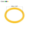 thumbnail image 2 of Uxcell 6cm Plastic Carnival Ringtoss Rings Game Hoop 18 Pack (Blue, Green, Yellow), 2 of 5