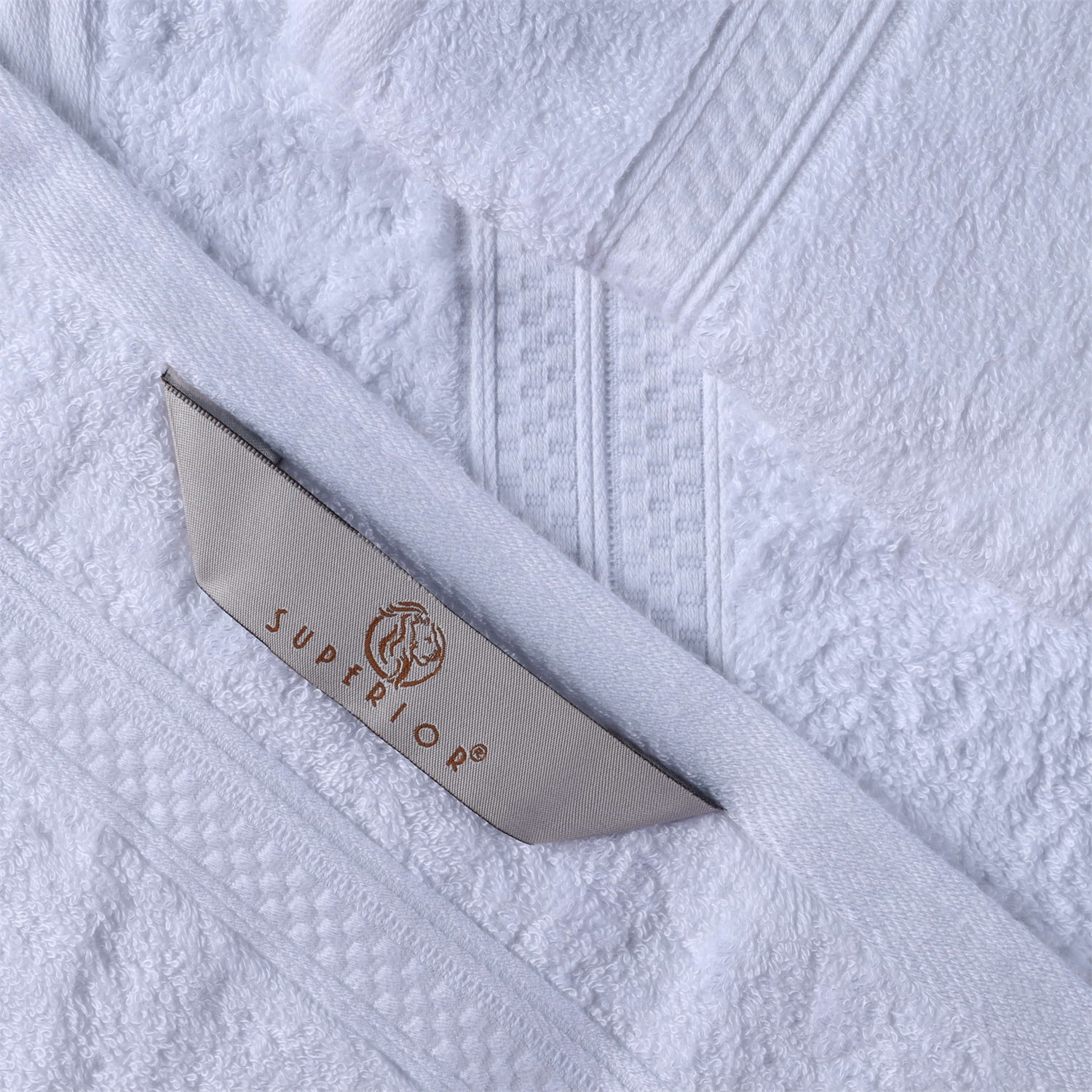 Bamboo Bath Towel, Set of Four, 30" x 54", White by Blue Nile Mills