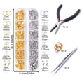 thumbnail image 2 of DIY Jewelry Making Kit, 12-Grid Box with Jump Rings Lobster Clasps and Tools, Beading Supply Organizer for Handmade Craft Projects, 2 of 5