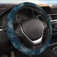 thumbnail image 4 of Kdxio Mysterious Moonlit Mountains Print Elastic Stretch Steering Wheel Cover,Auto Steering Wheel Cover,15 Inch Anti-Slip,Warm in Winter and Cool in Summer,Fit Suvs,Vans Cars,Trucks, 4 of 5