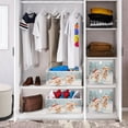thumbnail image 6 of Foldable Fabric Storage Bin Home Cubes Clothing Organizer Bins Large Collapsible Box Basket for Home Organizer Cute Brown Dog Wearing Hats, 6 of 7