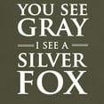 thumbnail image 3 of CafePress - You See Gray, I See A Silver Fox T Shirt - Men's Classic Graphic Cotton T-Shirt, 3 of 4