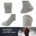 thumbnail image 4 of Calcetines de senderismo, cálidos, cálidos, para la tripulación, botas de invierno, calcetines, 4 of 5