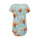 thumbnail image 4 of Camisas de Manga Corta para las Mujeres Casual V-Cuello Imprimir Top, Moda Poliéster/Spandex Blusa de Verano para Diario, 4 of 6