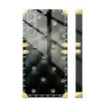 thumbnail image 3 of FKBRCL4U Compatible with Samsung Galaxy S21 Plus Case, Shiny Black Sofa Crystal Luxury Golden Decoration for Girl Women Soft TPU Shockproof Protective Hard PC Back, 3 of 7