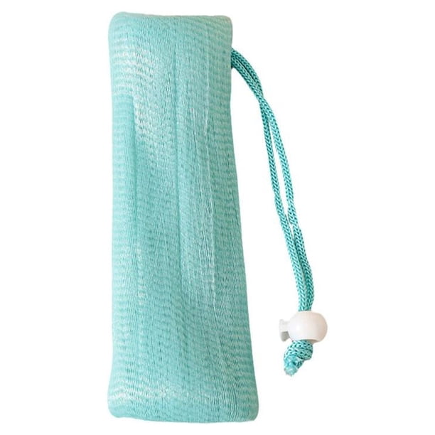 Wartleves Bolsa de malla espumosa para colgar, hecha a mano, con burbujas de jabón, para colgar, Prof Q5