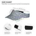 thumbnail image 3 of Sikiie Sleep Rabbit Sun Visor Hat Adjustable Velcro Golf Visor Sports Sunscreen Visor Hat for Outdoor Activities, 3 of 7