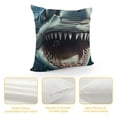 thumbnail image 4 of Awypu Fall Pillow Covers Decorative Pillows Covers Farmhouse Outdoor Decor Thankful Blessed Farm Throw Cushion Case for Home Living Room Sofa BedCute Blue Sharks 22x22in, 4 of 5