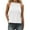 White, variant on Tank Tops for Women 2025 Loose Fit Plaid Sleeveless Camisole with Tie Detail for Daily Wear Summer Casual Basic Blouse Tops White XL