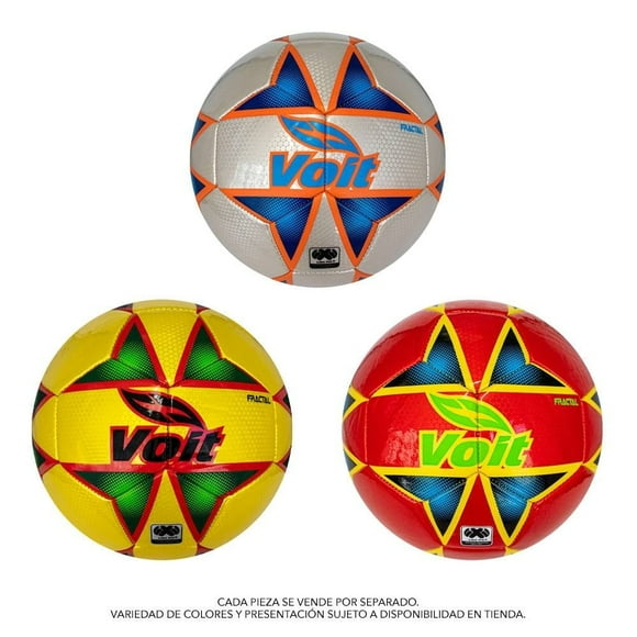 Balón de Fútbol Voit Fractal SS200 del Número 4 Varios Colores 1 pieza