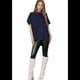 thumbnail image 2 of Suéter Holgado de Corta con Hombros Caídos para Mujer, Color Azul Marino, Talla M, 2 of 9