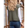 thumbnail image 2 of Chaleco Dokotoo para mujer, otoño 2025, cuello vuelto, con cremallera, 2 of 6
