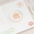 thumbnail image 3 of Bloque de sellos, almohadilla de estampado transparente acrílica, herramientas para manualidades, bricolaje, fabricación de álbumes de recortes, decorativa, encaje redondo, 7x1cm, 3 of 5