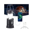 thumbnail image 2 of 1PC Solar Camping Lantern Collapsible LED Solar USB Rechargeable Lantern Flashlight Emergency Hanging Lights For Camping Power Outages Indoor Outdoor, 2 of 5