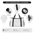 thumbnail image 4 of Balery Airplane Bolsa de Gimnasio para Mujeres, Bolsa de Viaje con Bolsillo Húmedo, Bolsa de Fin de Semana para Mujeres, Bolsa de Viaje Resistente al Agua, 4 of 7