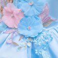 thumbnail image 2 of Flower Girls Embroidery Dress Children's Ruffle Party Wedding Tutu Dress, 2 of 6