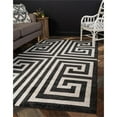 thumbnail image 2 of Unique Loom Tapis Design Athens 7' x 10' Rectangulaire Noir/beige, 2 of 2
