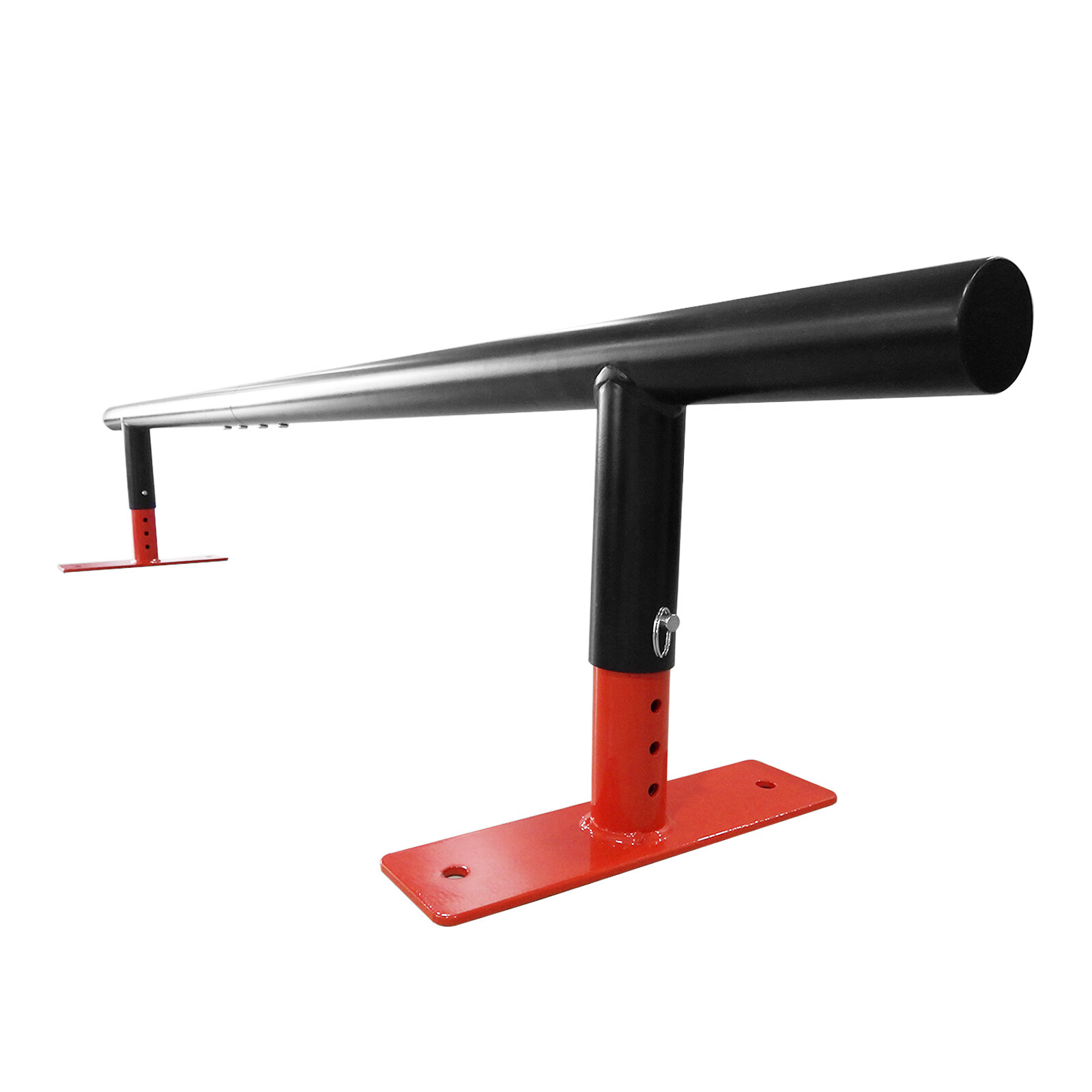 Stuffygreenus Skateboard Grind Rail, 72" Long, Round Bar, Adjustable