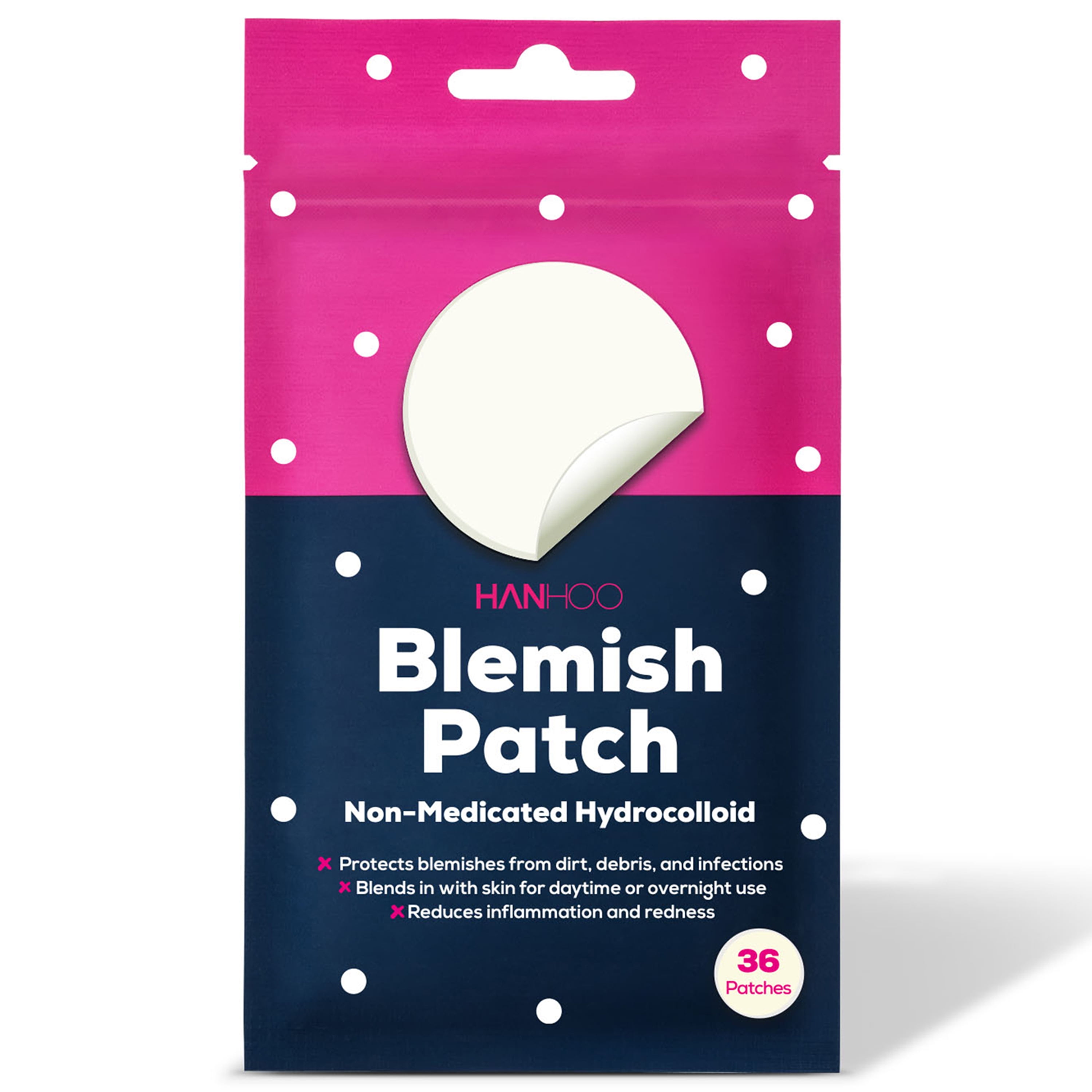 Hanhoo Blemish Patch with Hydrocolloid, For All Skin Types, Acne Treatment, 36 Ct.