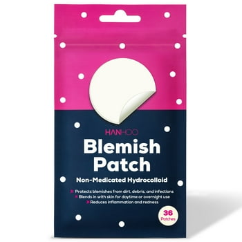 Hanhoo Blemish Patch with Hydrocolloid, For All Skin Types, Acne , 36 Ct.