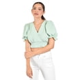 thumbnail image 1 of Crop top con abertura Roman Fashion /Juvenil, 0604 (Verde) verde G, 1 of 4