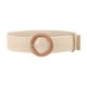 thumbnail image 4 of Cinturón de poliéster para mujer, elegante, ajustable, de color sólido, con frenillo bilateral, 4 of 4