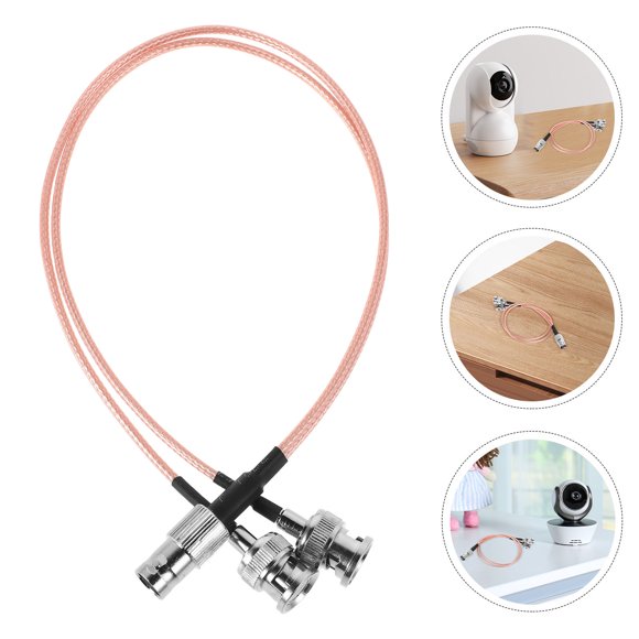 TABLETREANDS Cable Extensión Bnc Beige Con Conector A Macho Para Señal Estable Y
