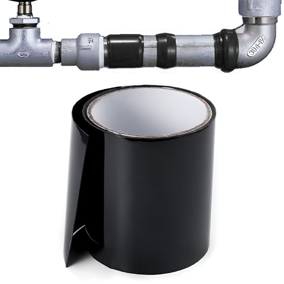 CCOCC Waterproof Seal Repair Adhesive Plumber's Tape,Black