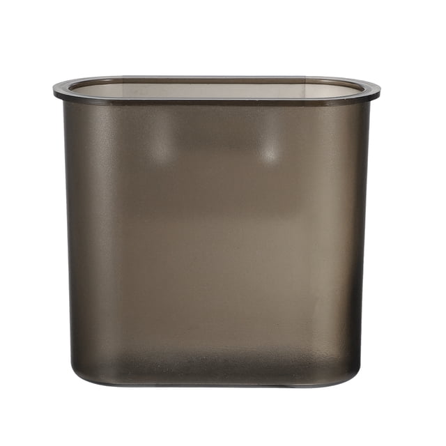 Unique Bargains Soporte para cepillo de dientes de montaje en pared para baño, negro, 4,65 x 2,13 x 4,25 , soporte autoadhesivo para cepillo de dientes