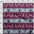 thumbnail image 2 of oneOone Silk Tabby Fabric Stripe|Bird & Monkey Ikat Printed Craft Fabric BTY 42 Inch Wide, 2 of 4