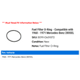 thumbnail image 2 of Fuel Filter O-Ring - Compatible with 1968 - 1971 Mercedes-Benz 280SEL 1969 1970, 2 of 2
