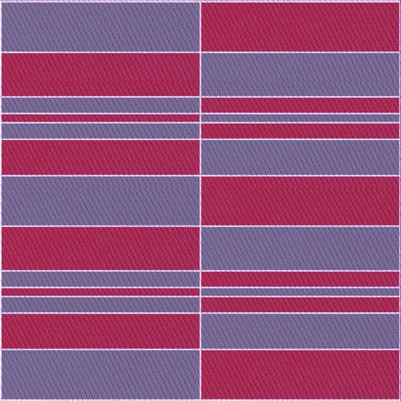 Ahgly Company Machine Washable Indoor Square Transitional Medium Purple Area Rugs, 4' Square