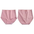 thumbnail image 3 of Xmarks 1/5 PackWomen's Underwear Cotton High Waist Briefs Soft Underwear Super Stretchy Briefs Full Coverage Soft Breathable Ladies Pantie, 3 of 8