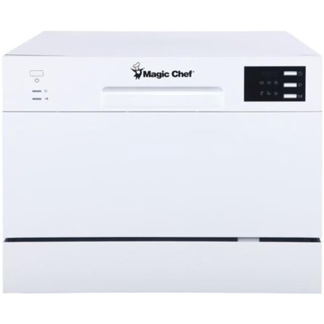 Magic Chef Lave-vaisselle de Comptoir à 6 Réglages