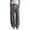 Gray, variant on Lyanj Fall Sweatpants for Women Mid Rise Drawstring Straight Leg Pants Lightweight Solid Color Lounge Trouser for Workout