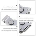 thumbnail image 2 of ADDHAT Metal Spring Loaded Door Latch for Storage Security, Easy to Install, , 1 Set for Home and Garage, 2 of 8