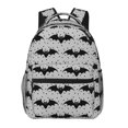 thumbnail image 1 of Lsque Sac à Dos Décontracté Motif Chauve-Souris pour École, Travail, Voyage – Sangles Réglables, Multiples Compartiments – Design Ergonomique, Compatible avec Ordinateurs Portables et Tablettes - Taille Unique, 1 of 5