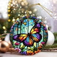 thumbnail image 5 of Colorful Ceramic Butterfly Christmas Ornaments - Butterfly Lovers' Gift, Christmas Decor & Tree Ornaments - Christmas Ornament - Holiday Tree Decoration - Ceramic Keepsake - Gift..., 5 of 5