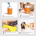 thumbnail image 4 of Pet Foot wash Cup Portable paw Cleaner for Dog Foot Bath Cup Tool Pet Care Good Helper（Orange）, 4 of 7