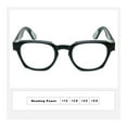 thumbnail image 3 of Bold-Design Thick-Framed Oval Lightweight Reading Glasses Flexible Spring Hinge Anti-Slip Temples Comfort In Vogue, 3 of 6