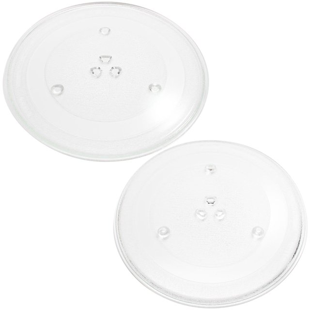 2Pack Replacement Emerson MW8987W Microwave Glass Plate Compatible