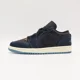 thumbnail image 2 of Ni-k-e FJ5478-010 Ni-k-e Air Jordan 1 Low Navy Black Snakeskin Dark Obsidian (Women's), 2 of 6