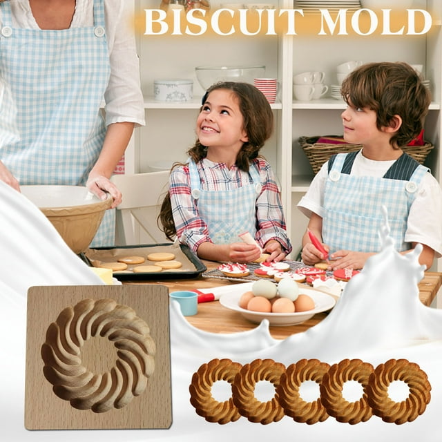 Oleegame 1PC Cookie Mold Cookie Molds Provences Rose Cookie Stamp Embossing Molds Craft Decorating Baking Tool